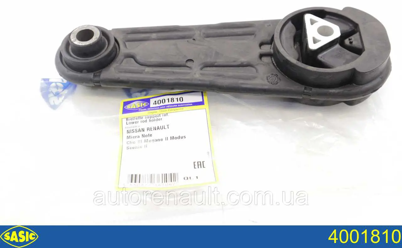 Poduszka (podpora) silnika tylna Sasic 4001810 cena, od 28,85 USD