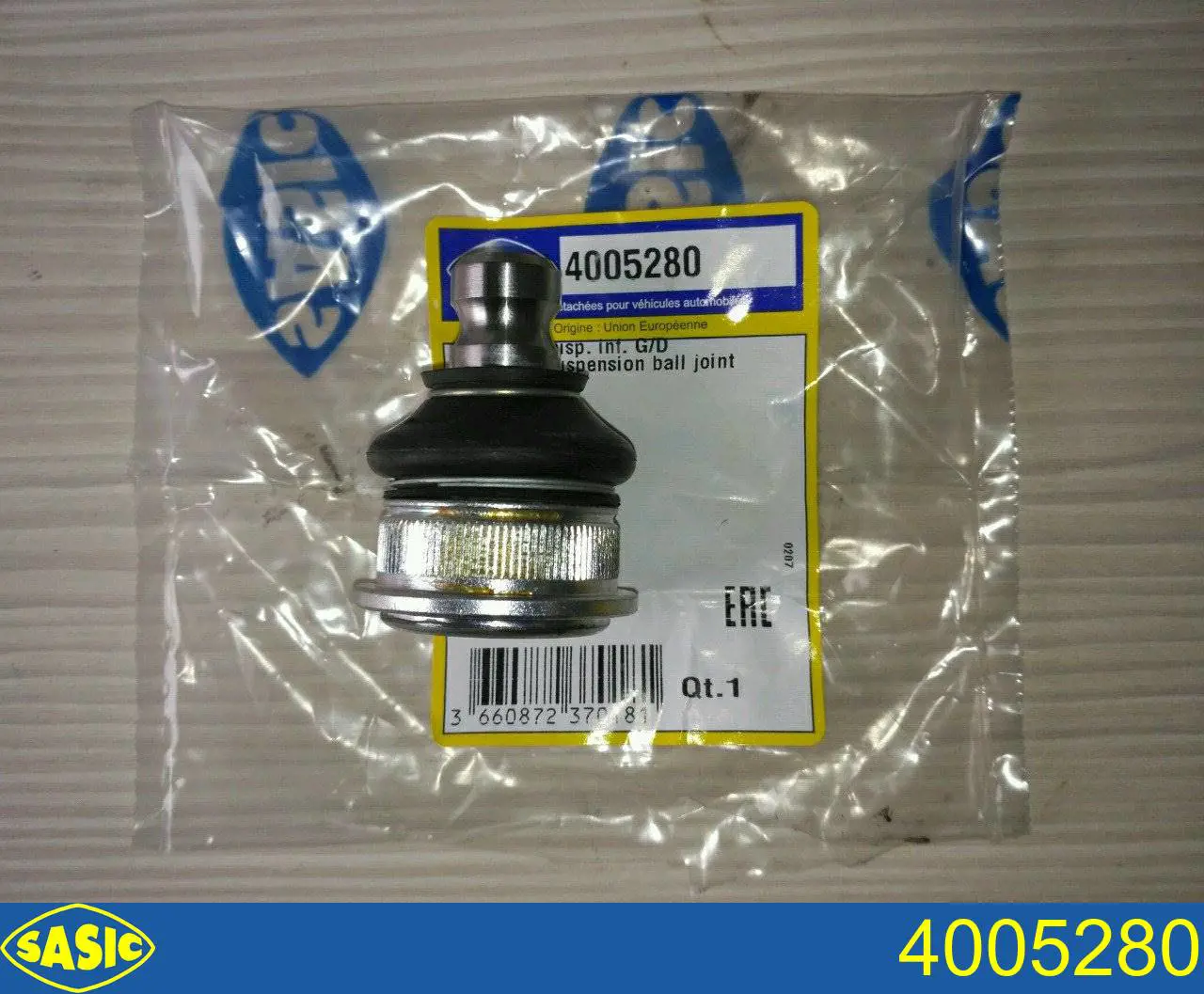Sworzeń wahacza dolny Sasic 4005280 cena, od 12,32 USD