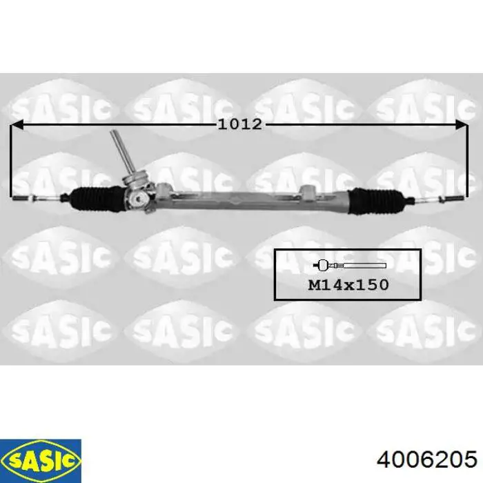 Listwa kierownicza (maglownica) Sasic 4006205 cena, od 139,57 USD