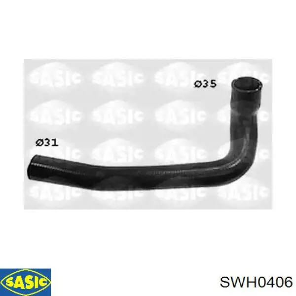 Do koszyka SWH0406 Sasic Przewód (króciec) chłodnicy górny