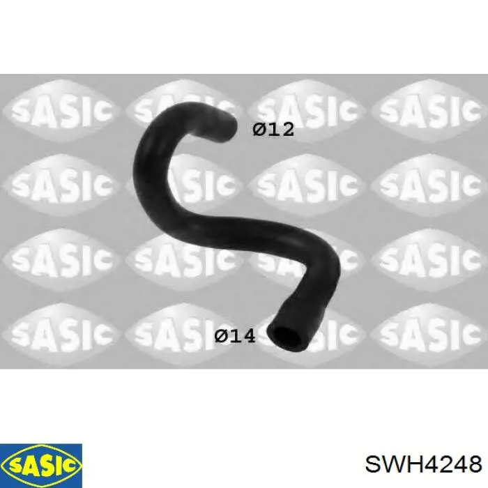 Do koszyka DWR200TT Thermotec Przewód (króciec) chłodnicy górny