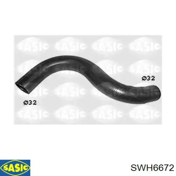 Do koszyka Przewód (króciec) chłodnicy górny Ford Fiesta Mk2 FBD