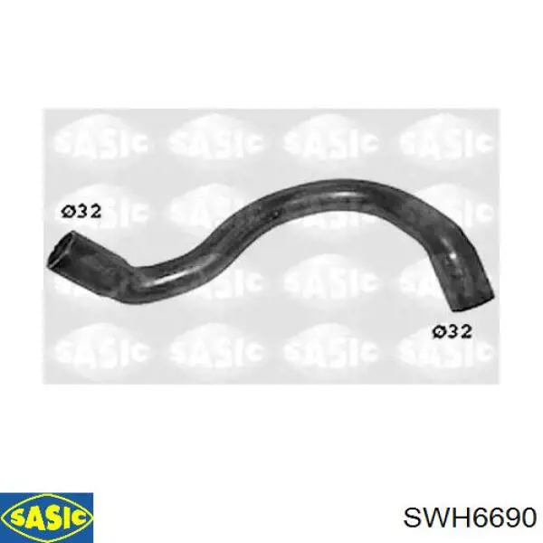 Przewód (króciec) chłodnicy górny Sasic SWH6690 cena, od 9,04 USD