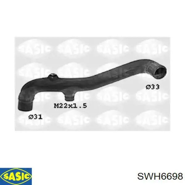 Przewód (króciec) chłodnicy górny Ford 7293450 cena, od 57,53 USD