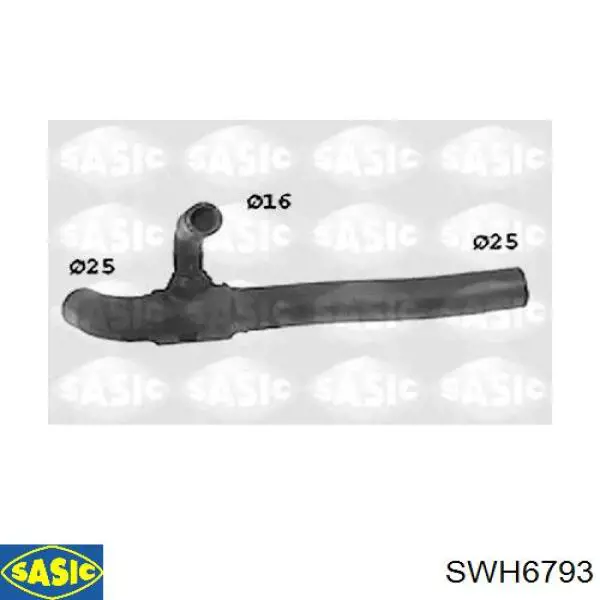 Przewód (króciec) układu chłodzenia Sasic SWH6793 cena, od 15,41 USD
