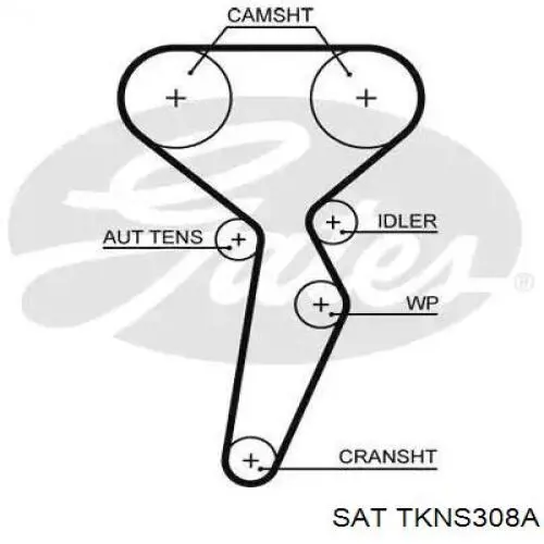 Do koszyka E91015 Japan Cars Łańcuch rozrządu