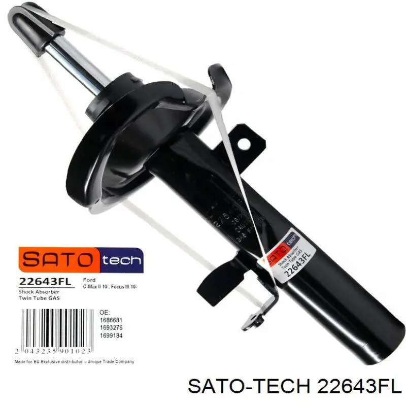 22643FL Sato Tech amortyzator przedni lewy