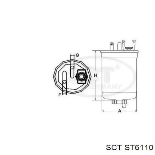 Do koszyka KL977 Mahle Original Filtr paliwa