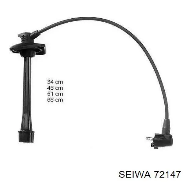 Do koszyka 72147 Seiwa Zestaw przewodów wysokiego napięcia