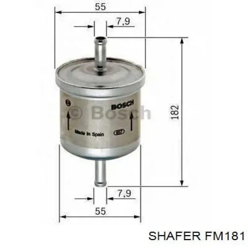 FM181 Shafer filtr paliwa