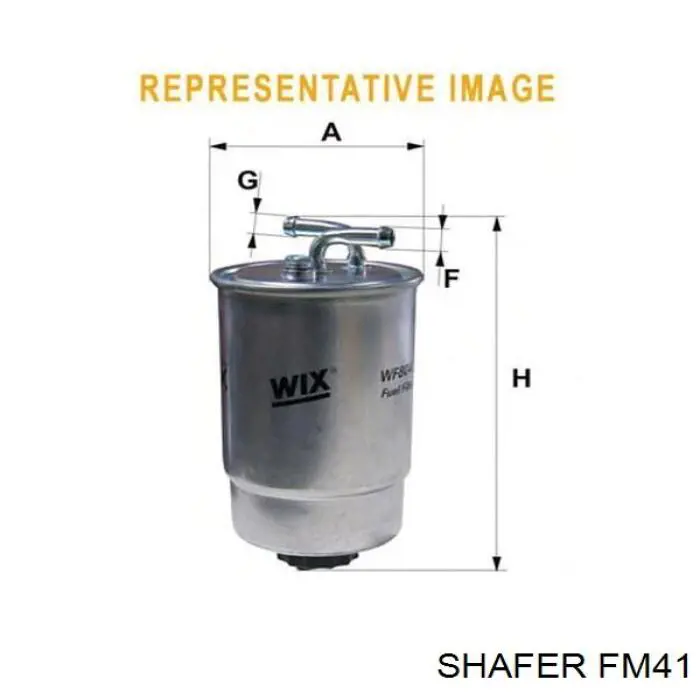Filtr paliwa Shafer FM41 cena, od 12,75 USD