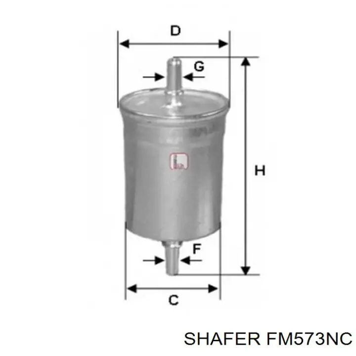 FM573NC Shafer Filtr paliwa