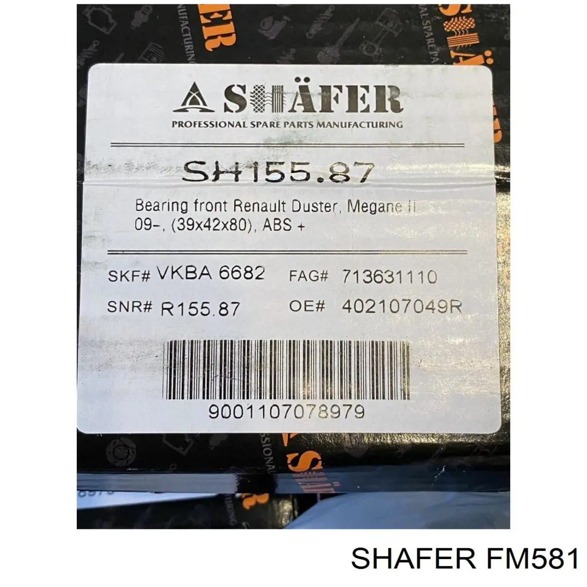 FM581 Shafer Filtr paliwa