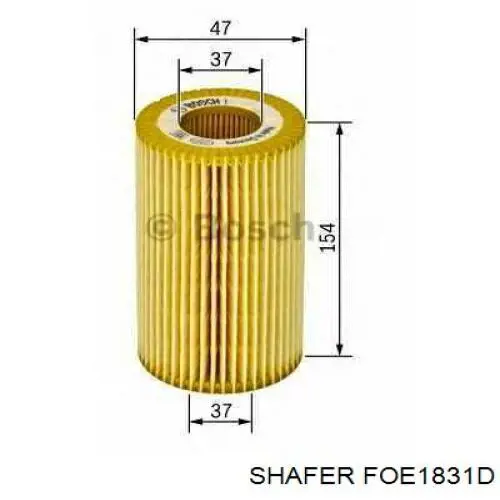 FOE1831D Shafer filtr oleju