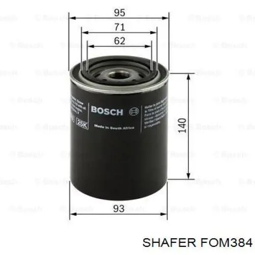 Filtr oleju Shafer FOM384 cena, od 5,16 USD