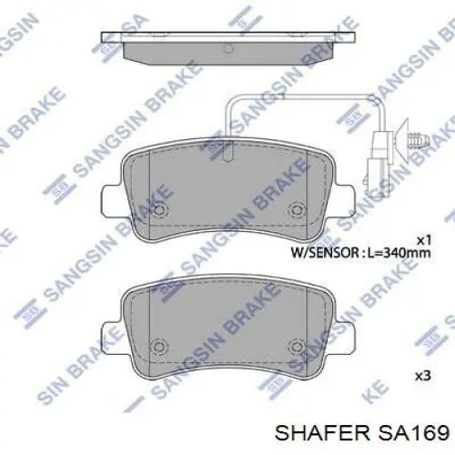 SA169 Shafer filtr kabiny