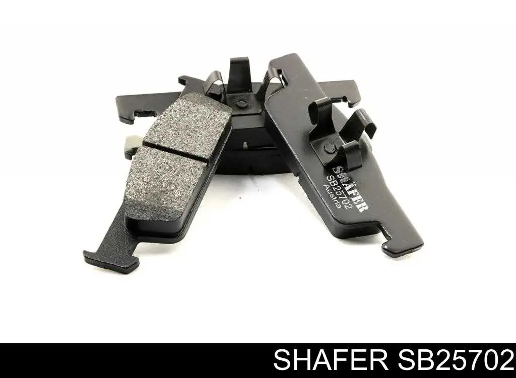 SB25702 Shafer Klocki hamulcowe przednie tarczowe