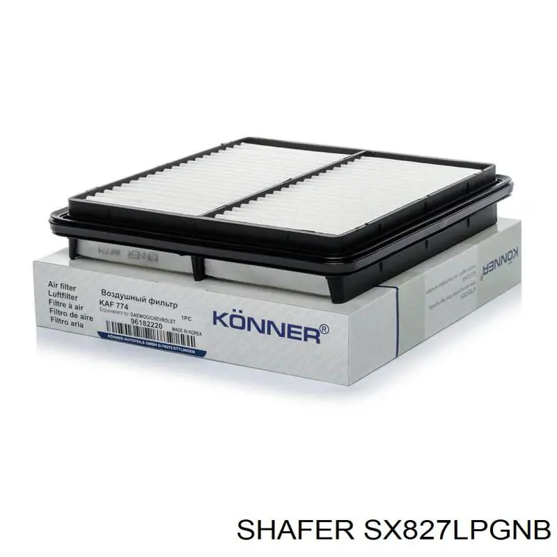 SX827LPGNB Shafer filtr powietrza