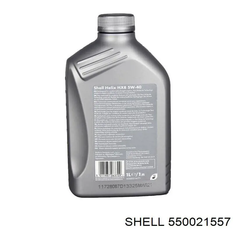Olej do silnika 550021557 Shell