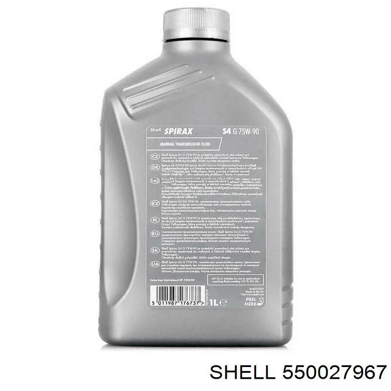 Olej przekładniowy Shell 550027967 cena, od 18,31 USD