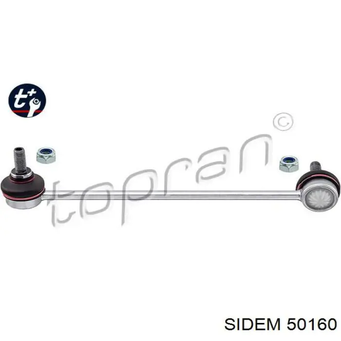 Do koszyka 50160 Sidem Łącznik stabilizatora przedniego lewy