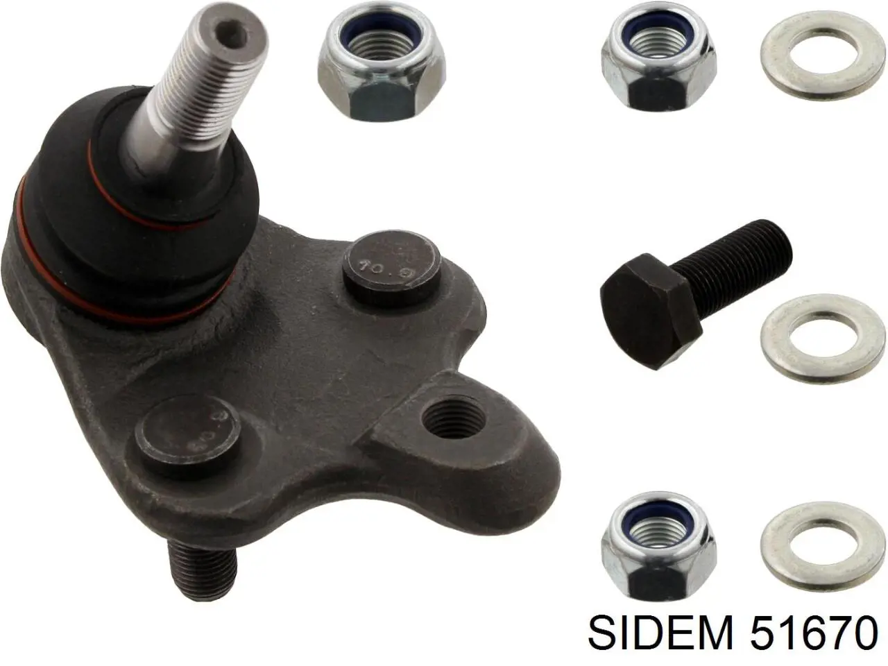 Wahacz zawieszenia tylnego dolny lewy Sidem 51670 cena, od 95,34 USD