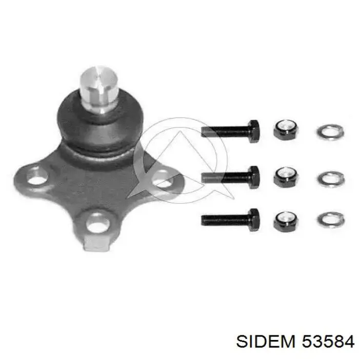 Sworzeń wahacza dolny Sidem 53584 cena, od 13,58 USD