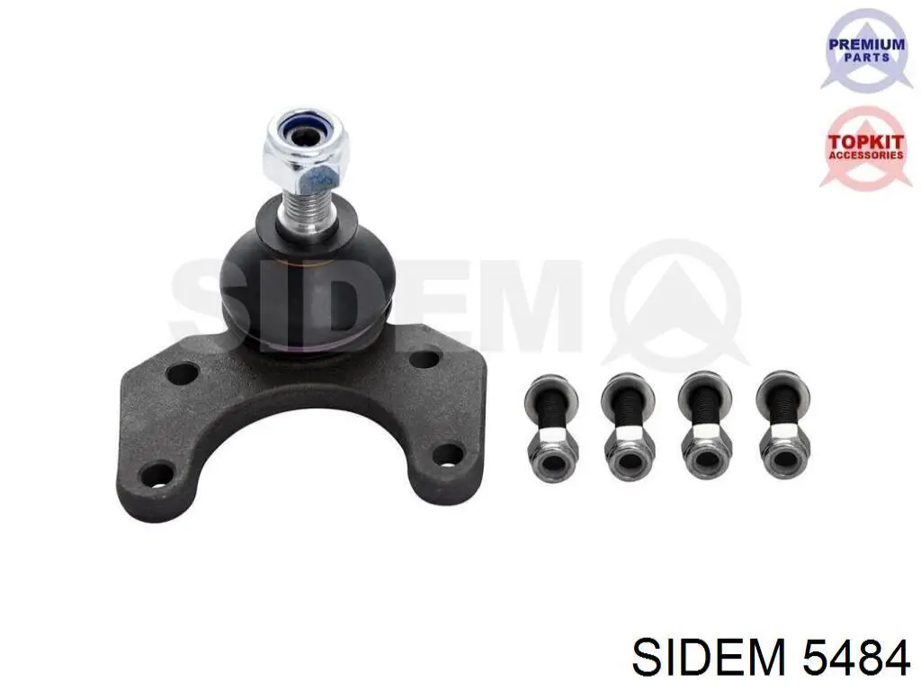 Sworzeń wahacza dolny Sidem 5484 cena, od 17,13 USD