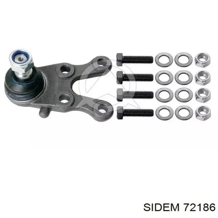 Sworzeń wahacza dolny lewy Sidem 72186 cena, od 21,55 USD