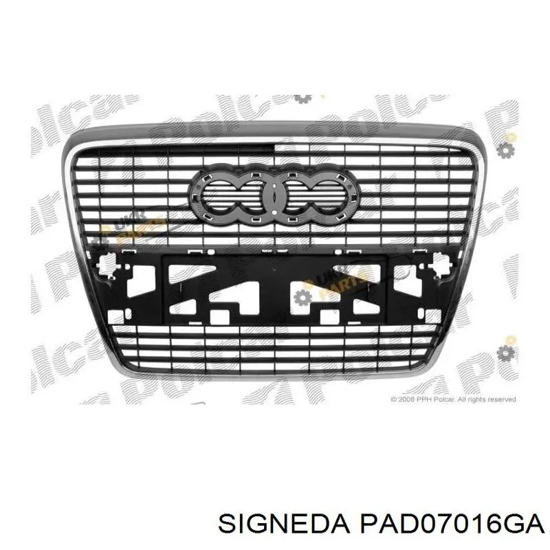 Atrapa chłodnicy Audi A6 C6 sedana (4F2) (2004 - 2011) cena, od 109,80 USD