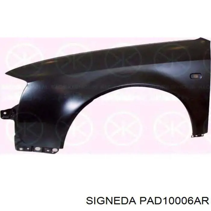 Do koszyka Błotnik przedni prawy Audi A6 C4 4A5