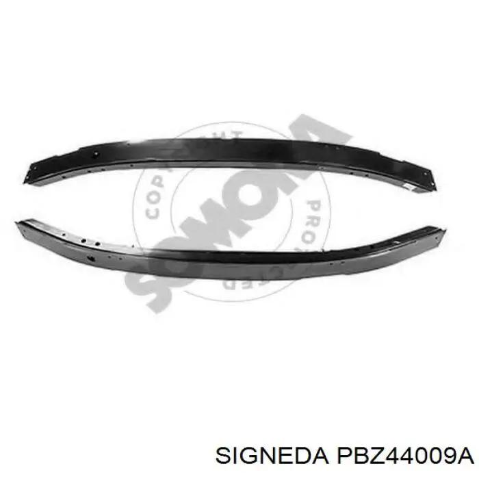 Do koszyka A2116200534 Mercedes Wzmocnienie zderzaka przedniego