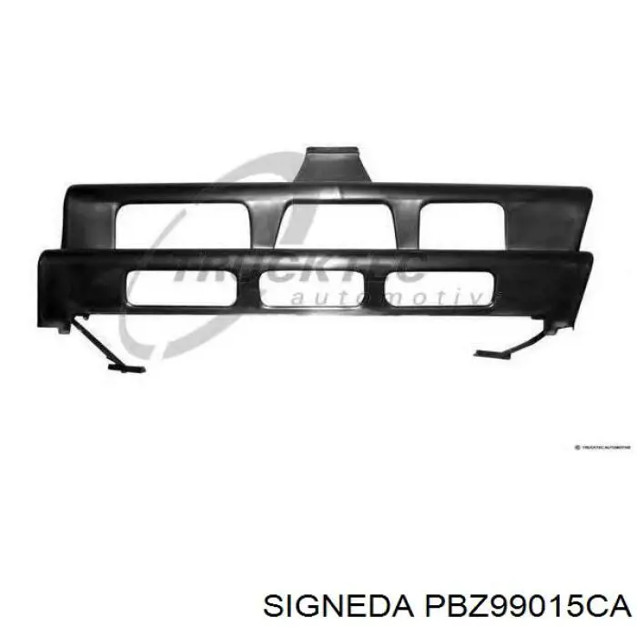 Zaślepka haku holowniczego zderzaka przednia do Mercedes E  S124
