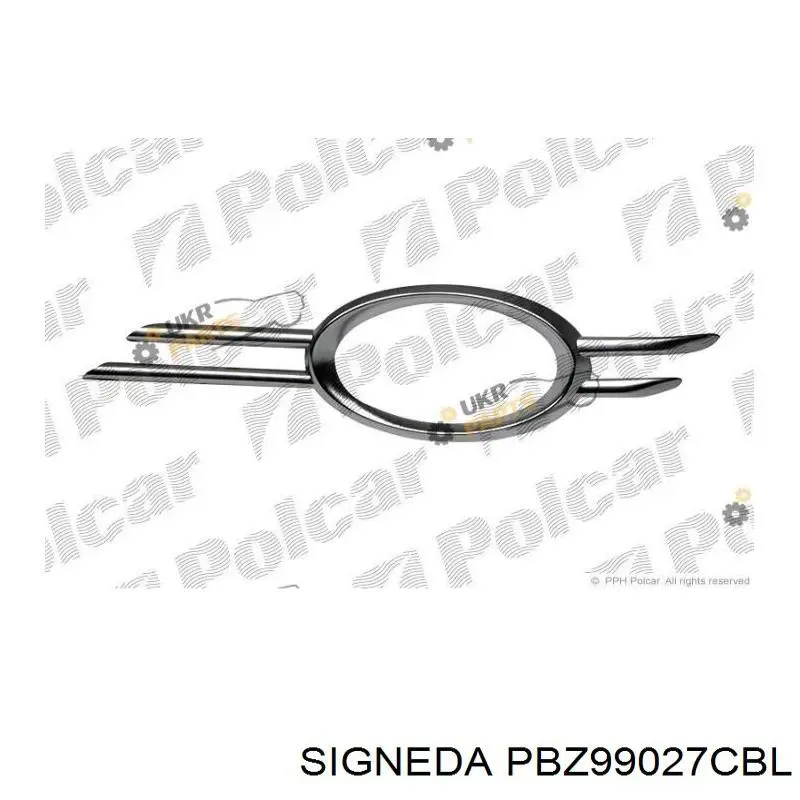 A2118851274 Mercedes obrzeże lampy przeciwmgielnej prawej