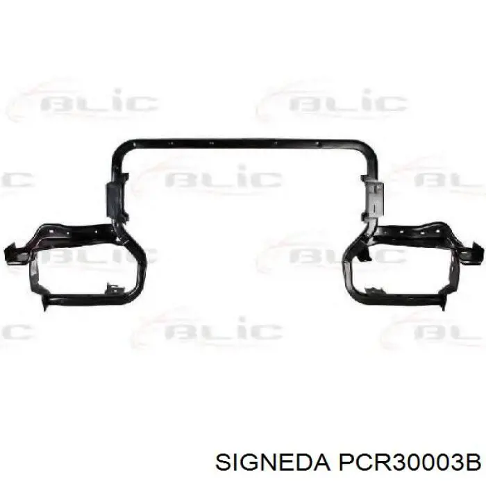 Osłona chłodnicy kompletna (panel mocowania reflektorów) do Jeep Grand Cherokee LAREDO 