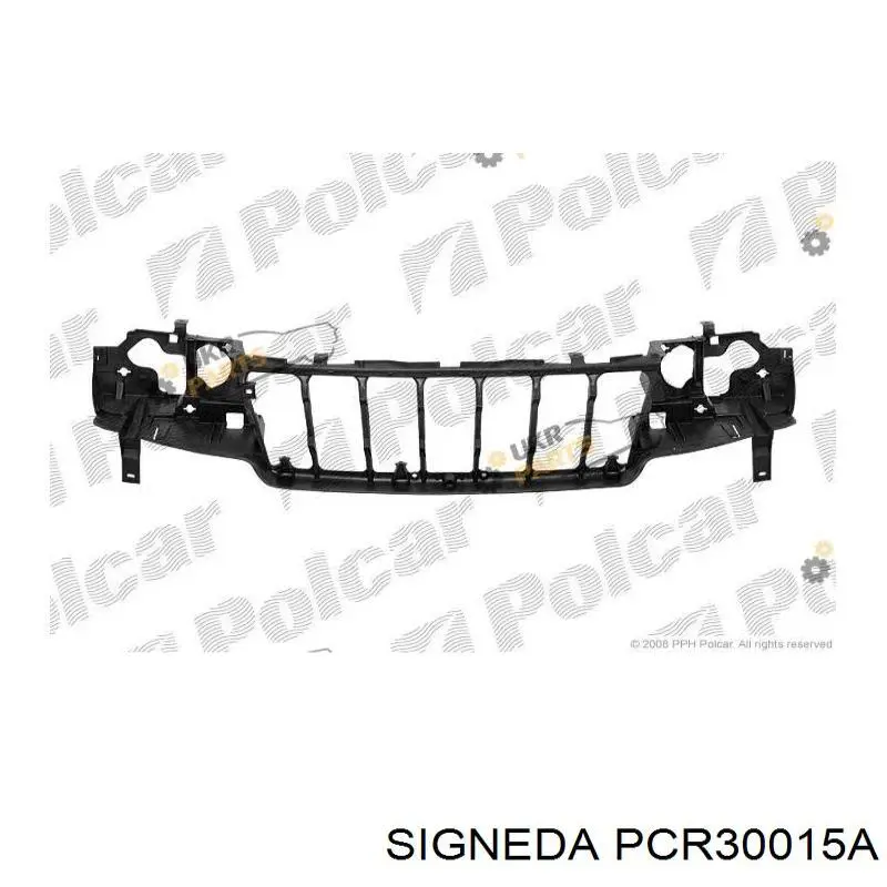 Do koszyka Osłona chłodnicy kompletna (panel mocowania reflektorów) Jeep Grand Cherokee  