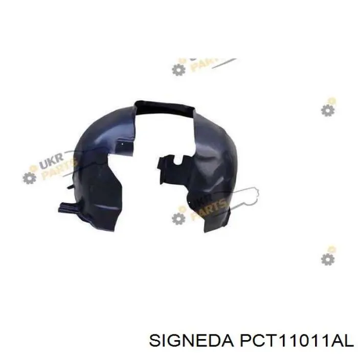 Do koszyka Nadkole błotnika przedniego lewe Citroen C4 I LC