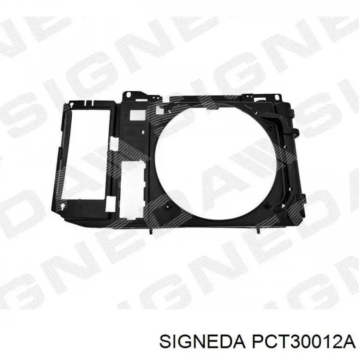 Do koszyka 1308CK Peugeot/Citroen Osłona chłodnicy kompletna (panel mocowania reflektorów)