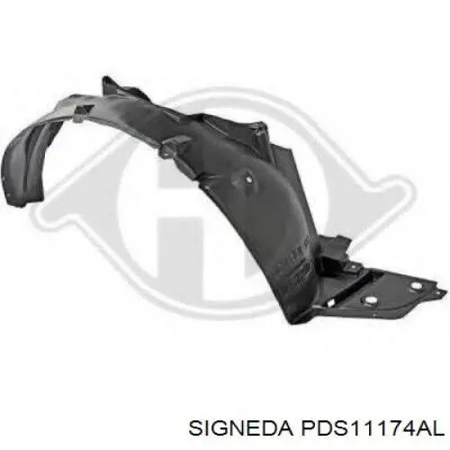 Nadkole błotnika przedniego lewe do Nissan Note  E11