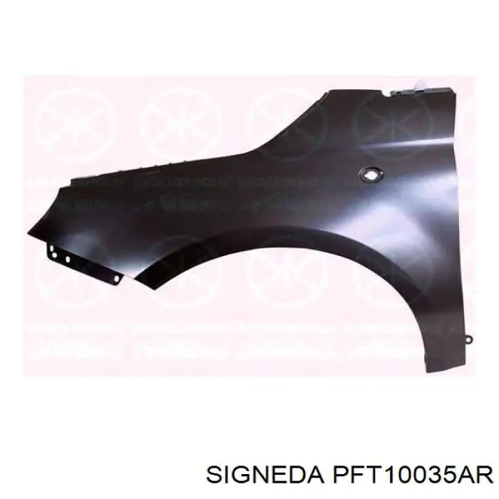 303502 Polcar Błotnik przedni prawy