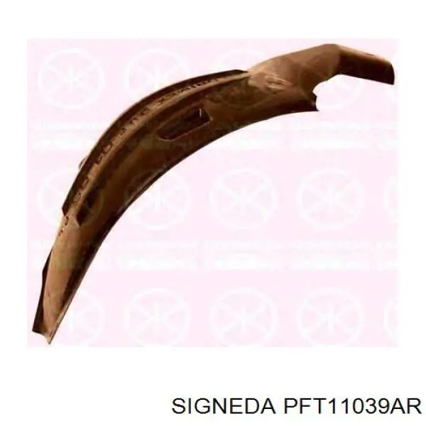 1383792080 Fiat/Alfa/Lancia Nadkole błotnika przedniego prawe