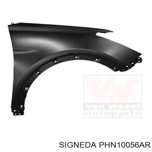 Błotnik przedni prawy Hyundai Santa Fe III SUV (DM) (2012 - 2018) cena, od 66,81 USD