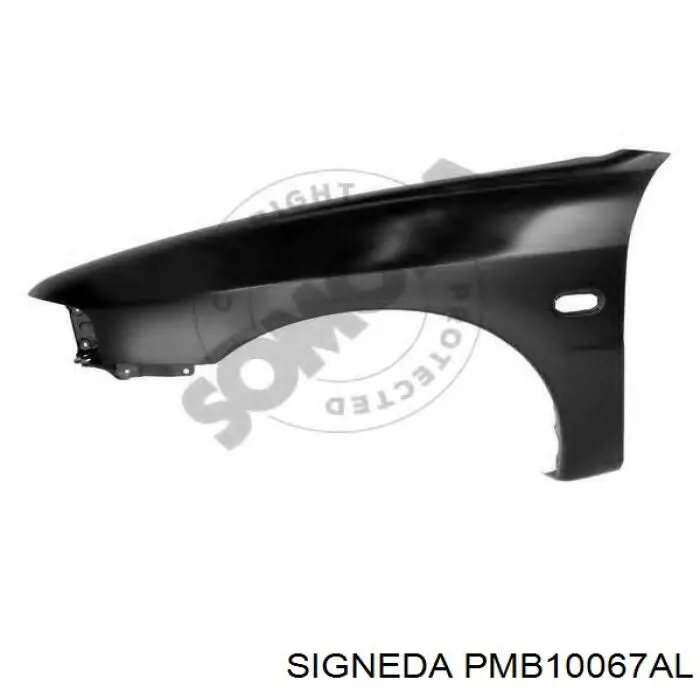 Błotnik przedni lewy Signeda PMB10067AL cena, od 57,02 USD
