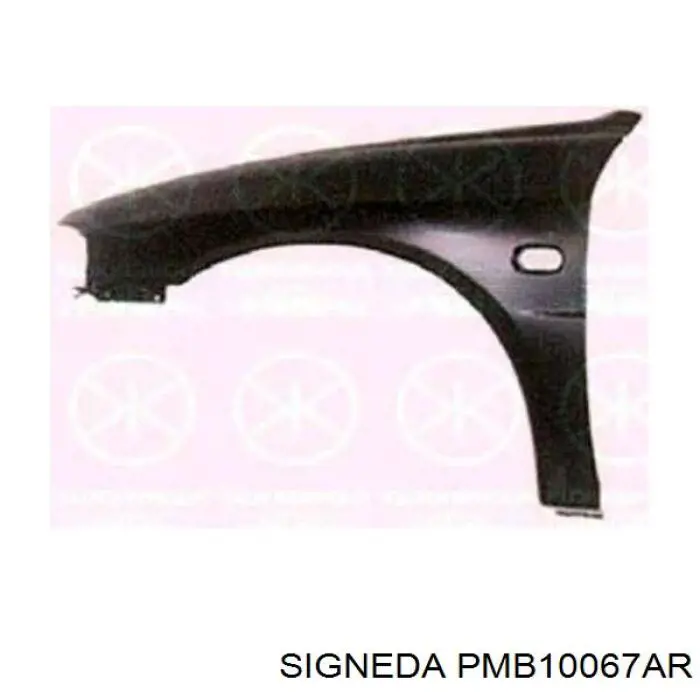 Błotnik przedni prawy Signeda PMB10067AR cena, od 56,95 USD