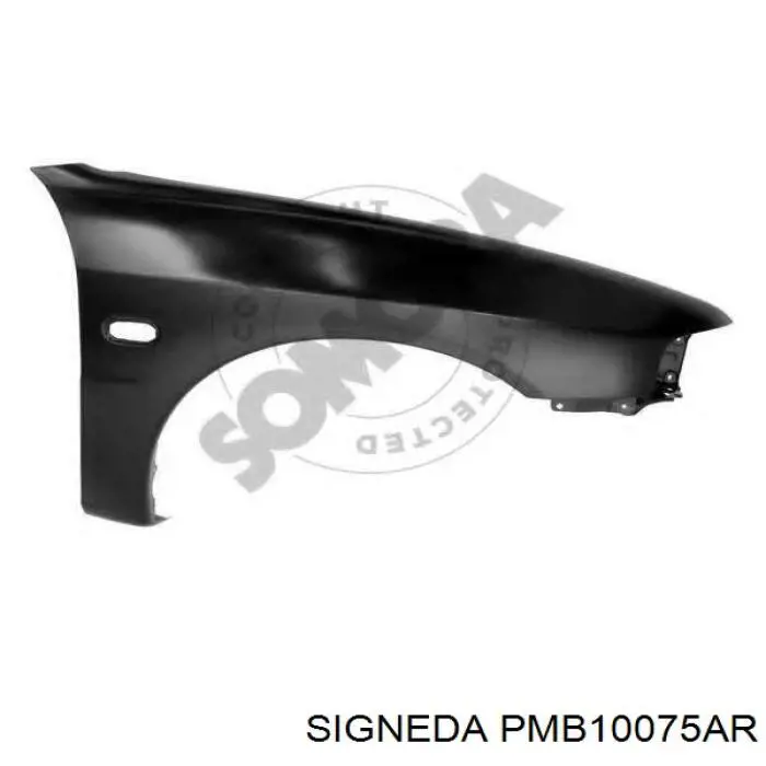 Błotnik przedni prawy Signeda PMB10075AR cena, od 53,72 USD