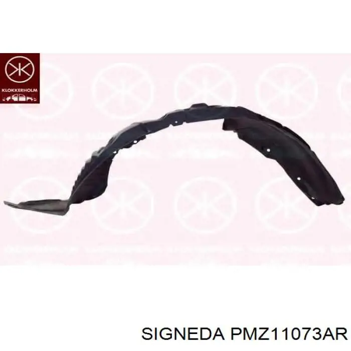 Nadkole błotnika przedniego prawe Mazda 3 sedana (BL) (2009 - 2013) cena, od 20,37 USD