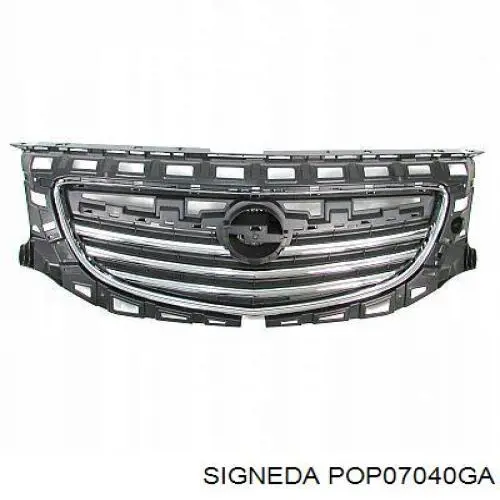 Do koszyka 13300949 General Motors Atrapa chłodnicy
