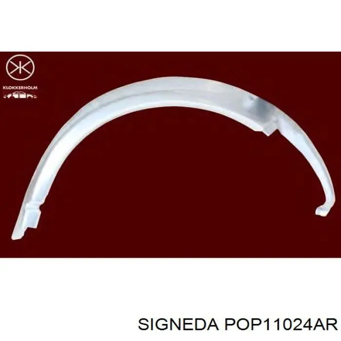 Nadkole błotnika przedniego prawe Opel Vectra C sedana (2002 - 2008) cena, od 31,97 USD