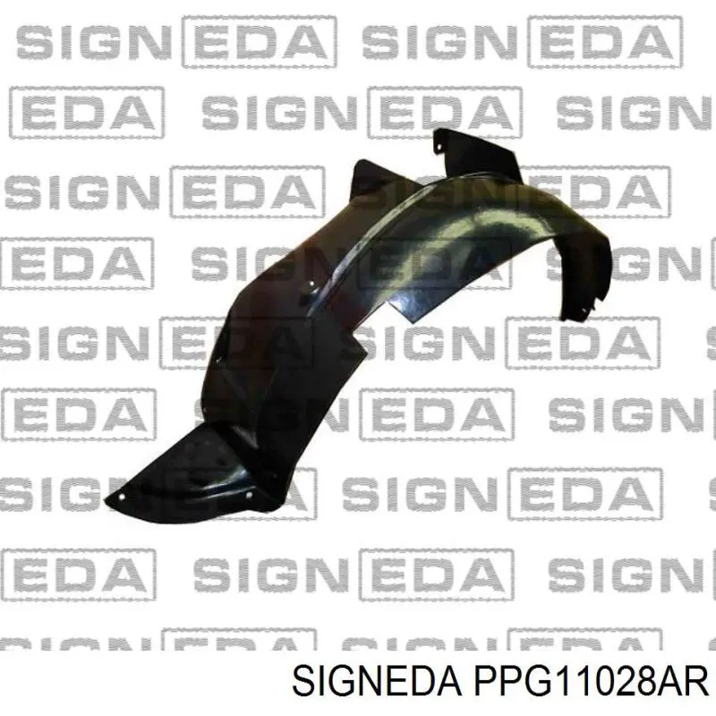 Nadkole błotnika przedniego lewe do Peugeot 607  9D, 9U