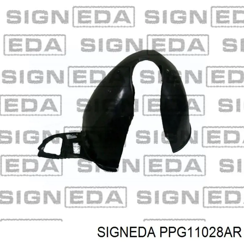 Nadkole błotnika przedniego lewe do Peugeot 607  9D, 9U